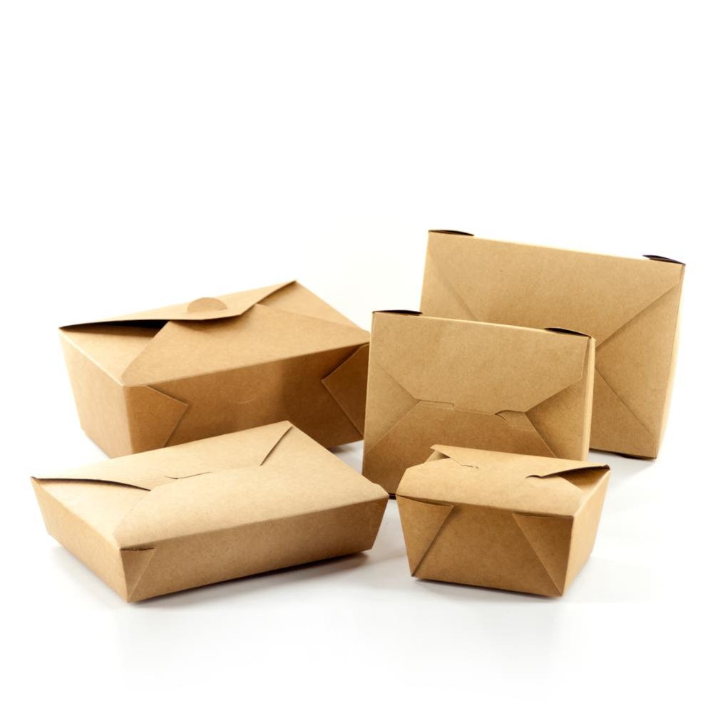 Kraft paper takeaway containers