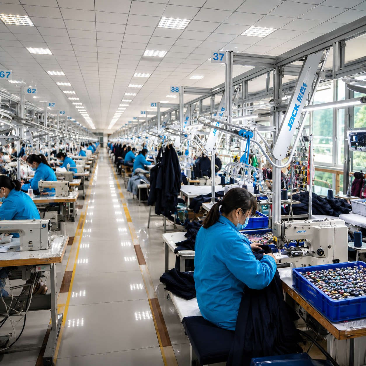 Raw material sourcing for garment manufacturing