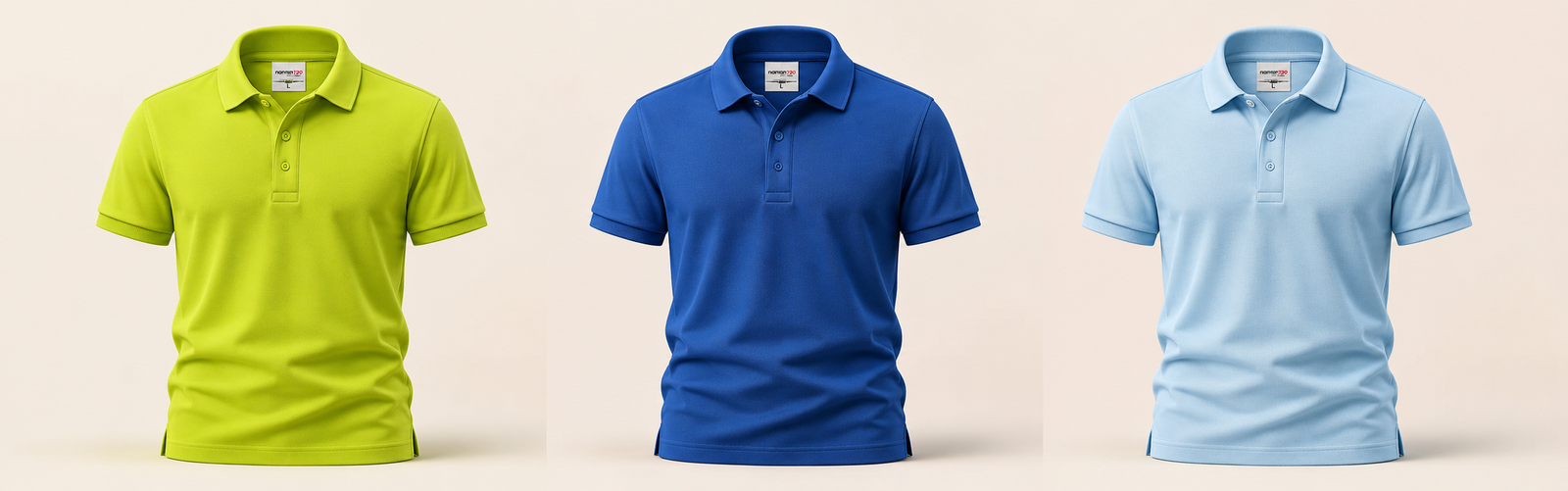 Garment factory quality inspection of folded t-shirts