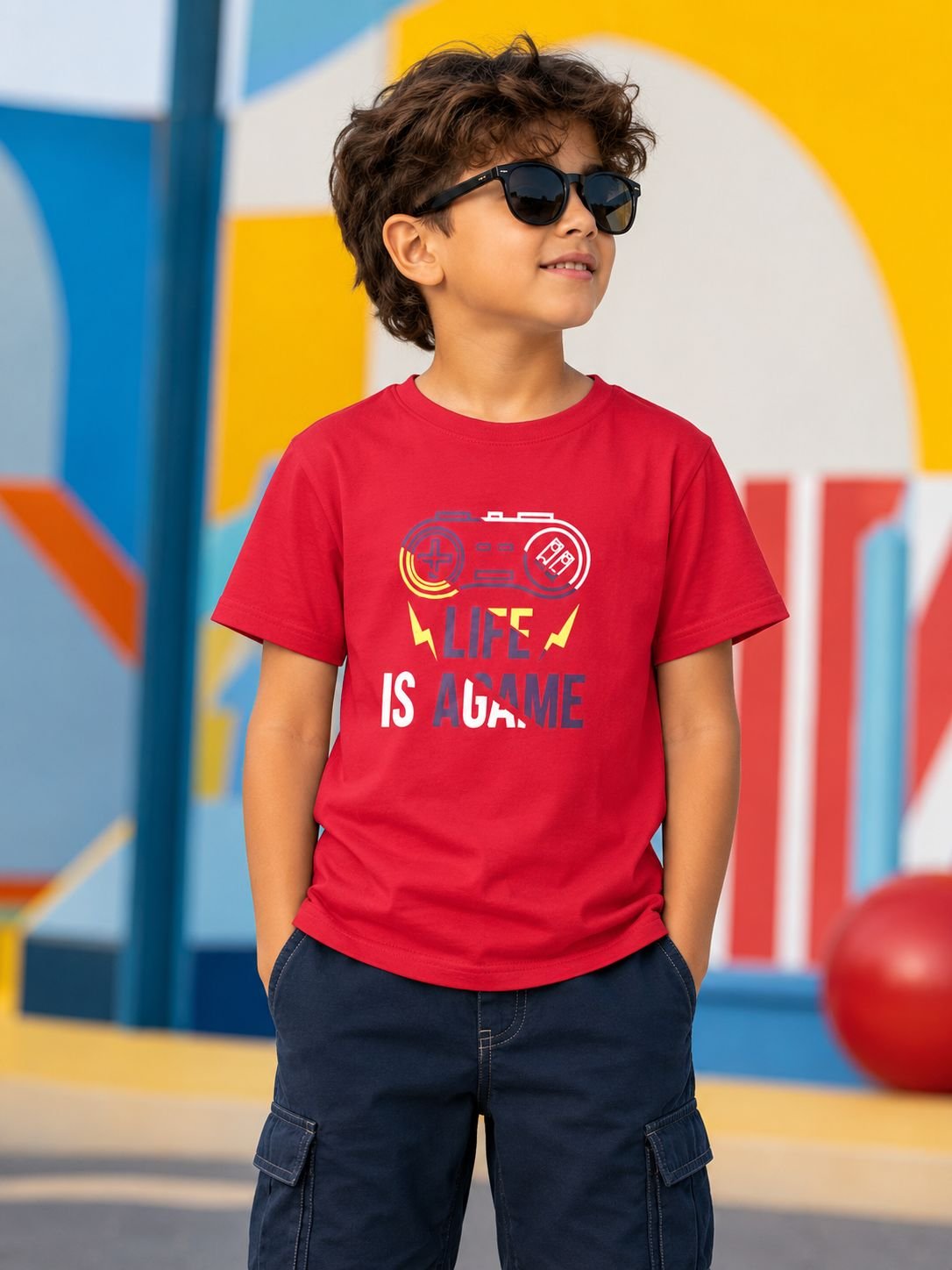 Printed Round Neck T-Shirts