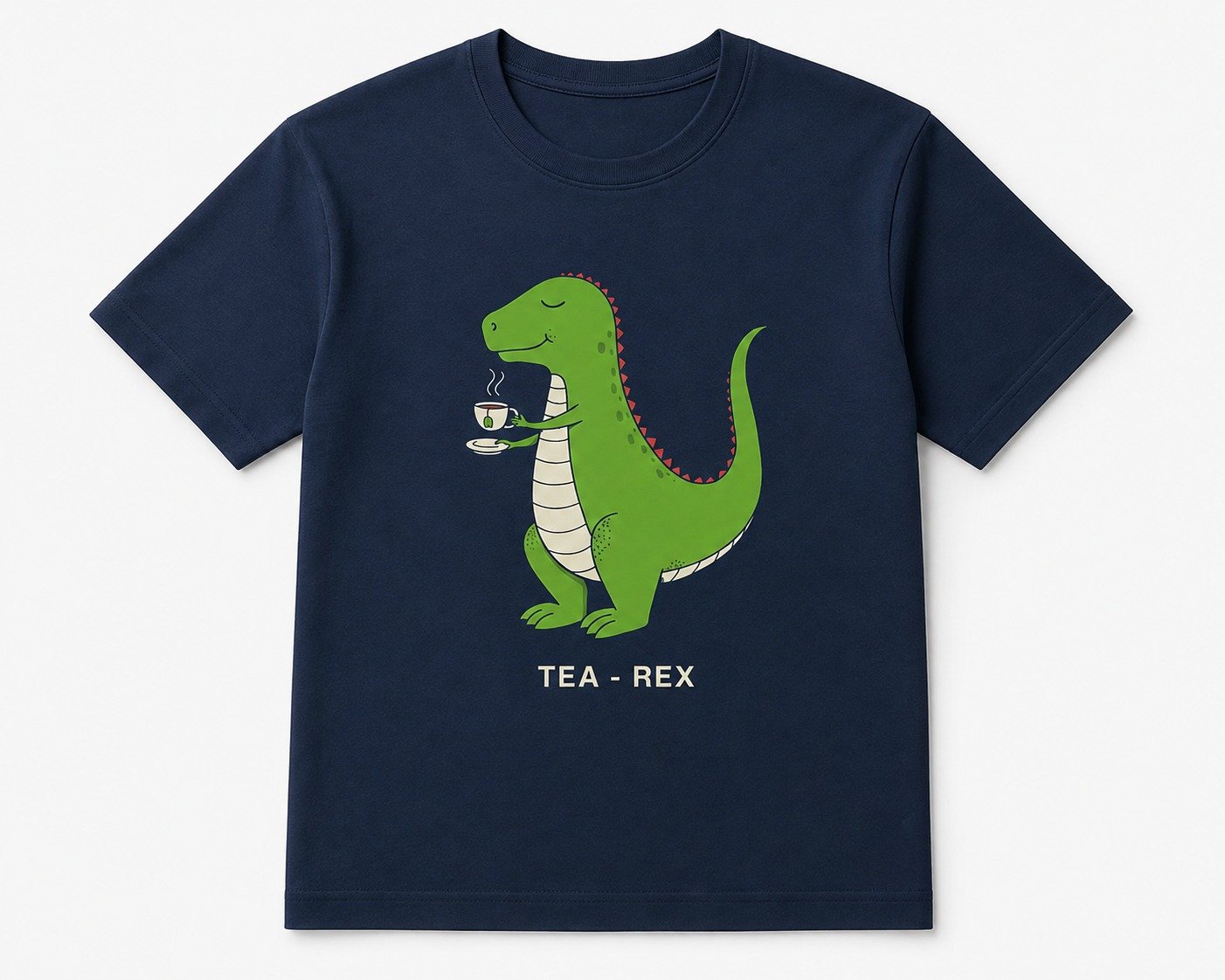 Custom printed t-shirt design 2, front view