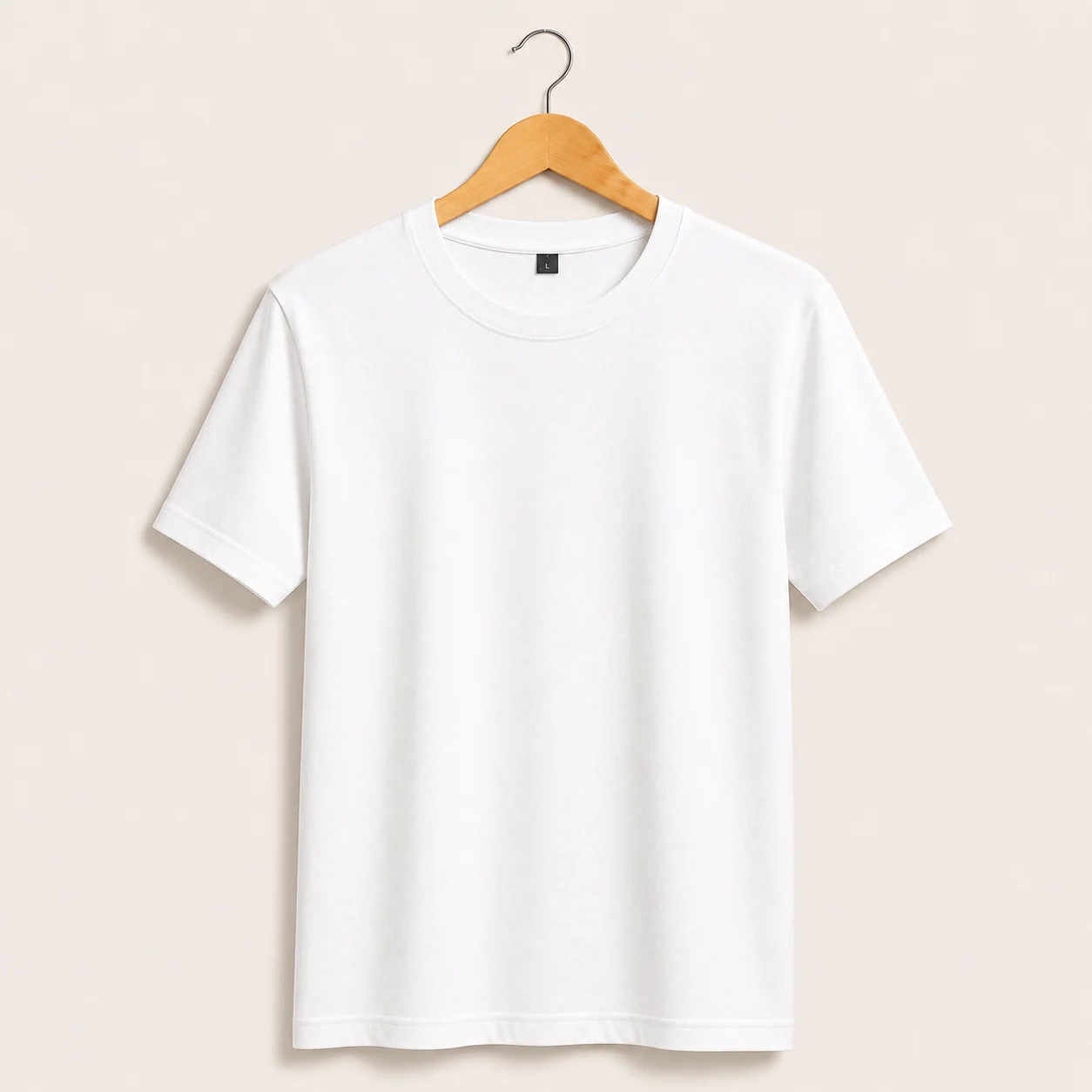 White round neck T-shirt